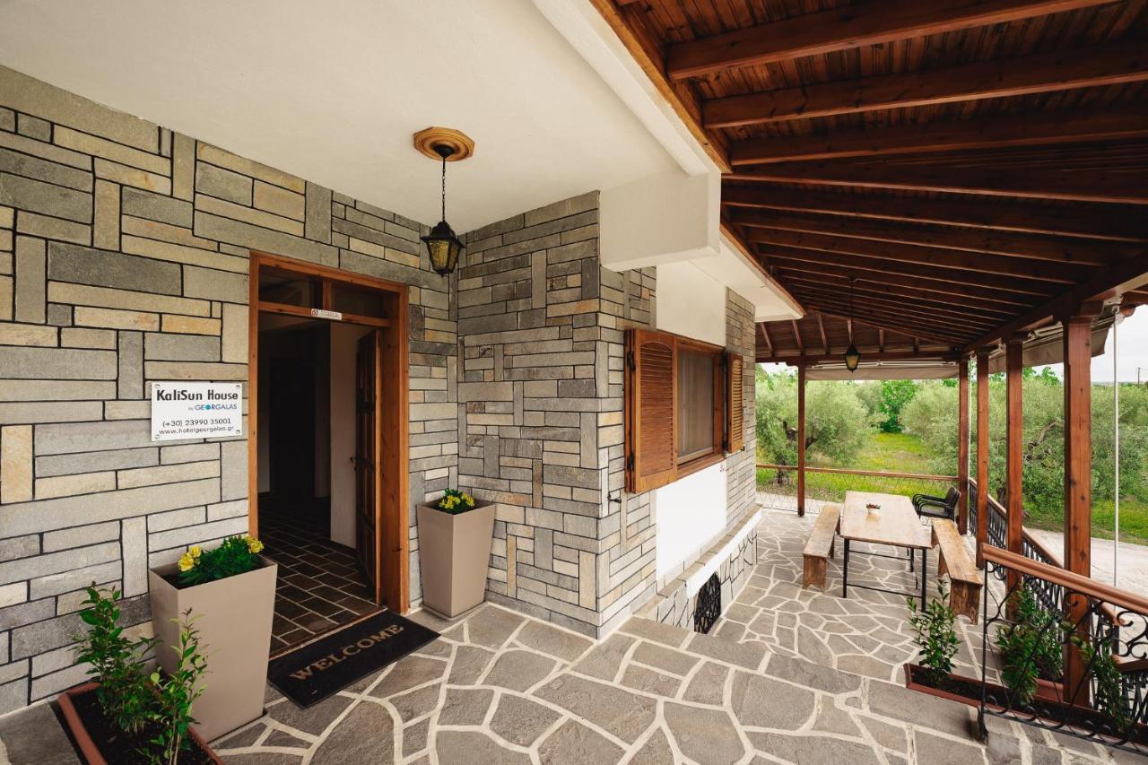 Kalisun Pool House By Georgalas Nea Kallikrateia Luaran gambar